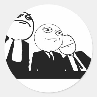 Membergruppe Runder Aufkleber