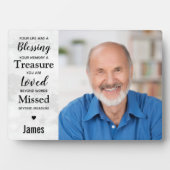 Membername für benutzerdefinierte Fotos Fotoplatte (Vorderseite)