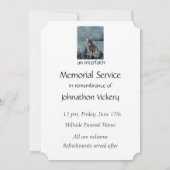 Memberservice Einladen von Watercolor Howling Wolf Einladung (Rückseite)