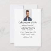 Memberservice Einladen Wasserfarben Kardinal Bird Einladung (Rückseite)