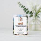 Memberservice Einladen Wasserfarbenrad Fahrrad Visitenkarte (Stehend Vorderseite)