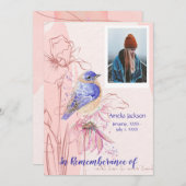 Memberservice Einladung Bluebird Garden Bird (Vorne/Hinten)
