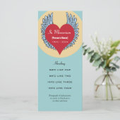 Memberservice-Einladung oder Programmkarte Programm (Stehend Vorderseite)