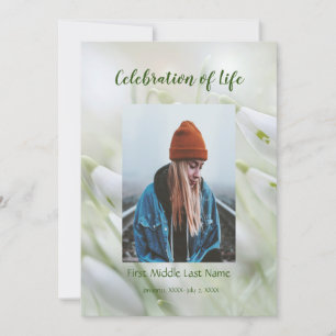 Memberservice Einladung Snowdrop Garten Blume