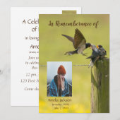 Memberservice Einladung zur Vogelbeobachtung (Vorne/Hinten)