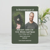 Memberservice lädt Baseball Game Player ein Einladung (Stehend Vorderseite)