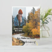 Memberservice lädt Herbststraßen ein Einladung (Stehend Vorderseite)