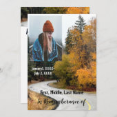 Memberservice lädt Herbststraßen ein Einladung (Vorne/Hinten)