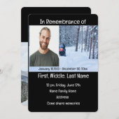 Memberservice lädt Snow Mobile Winter Sports ein Einladung (Vorne/Hinten)