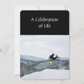 Memberservice lädt Snow Mobile Winter Sports ein Einladung (Rückseite)