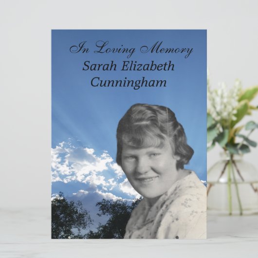 Memberservice Sun Rays Foto Flat Program Programm (Stehend Vorderseite)