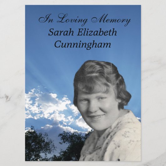 Memberservice Sun Rays Foto Flat Program Programm (Vorderseite)