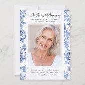 Membership-Service-Programm für das Blue Toile-Fot Einladung (Vorderseite)