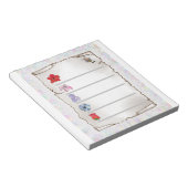 Memboard Blumenmerkblatt Notizblock (angewinkelt)