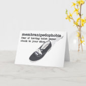 Membranophobie Karte (Gelbe Blume)