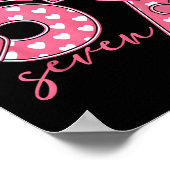 Meme 67 6 7 Six Seven Funny Valentines Day  Poster (Ecke)