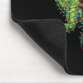 Meme 67 Christmas Santa Riding Dinosaur T Rex Boys Mousepad (Ecke)