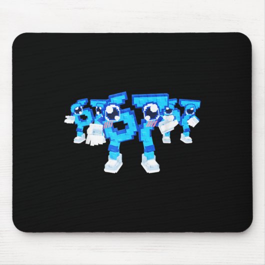 Meme 67 Sechs Sieben 6 7 Stiehl ein Brainrot - Los Mousepad (Vorne)