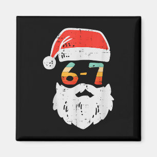 Meme 67 Weihnachtsmann Xmas Six Seven Weihnachten  Magnet