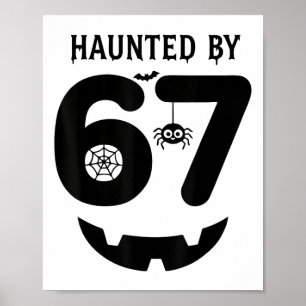 Meme 6 7 italienischer Brainrot Halloween-Kostüm H Poster