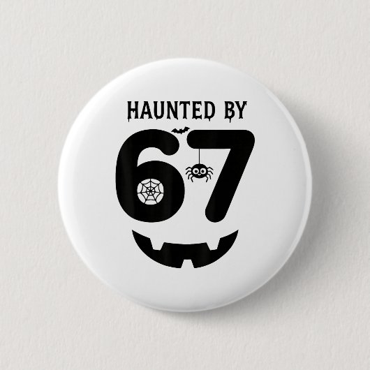 Meme 6 7 italienisches Brainrot Halloween-Kostüm V Button (Vorderseite)
