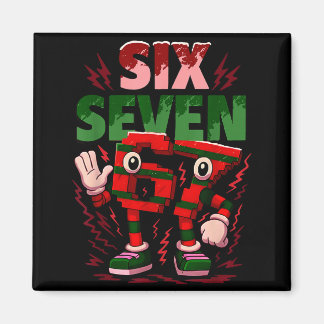 Meme 6 7 Sechs Sieben Italienischer Brainrot Weihn Magnet