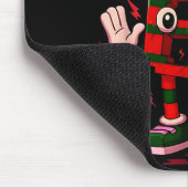 Meme 6 7 Sechs Sieben Italienischer Brainrot Weihn Mousepad (Ecke)