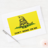 Meme an mir nicht rechteckiger aufkleber (Umschlag)