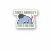 Meme Angry George's Dreamland Aufkleber (Vorderseite)