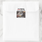 Meme-Aufkleber Quadratischer Aufkleber (Tasche)