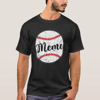 Meme Baseball Meme Oma Meme eines Baseballspiels T-Shirt
