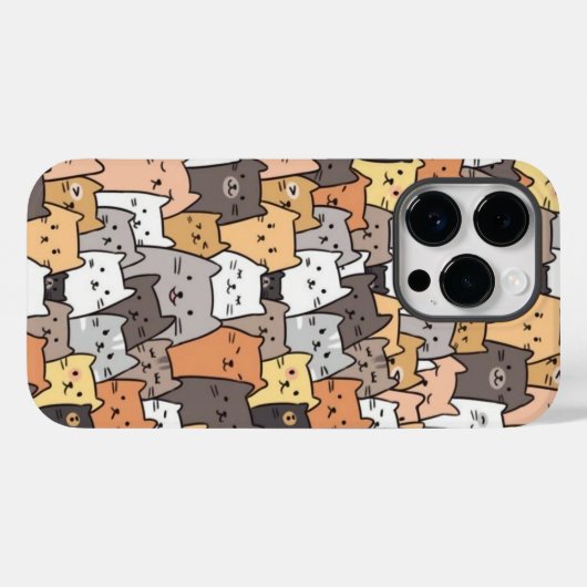 Meme cat Case-Mate iPhone hülle (Rückseite (Horizontal))