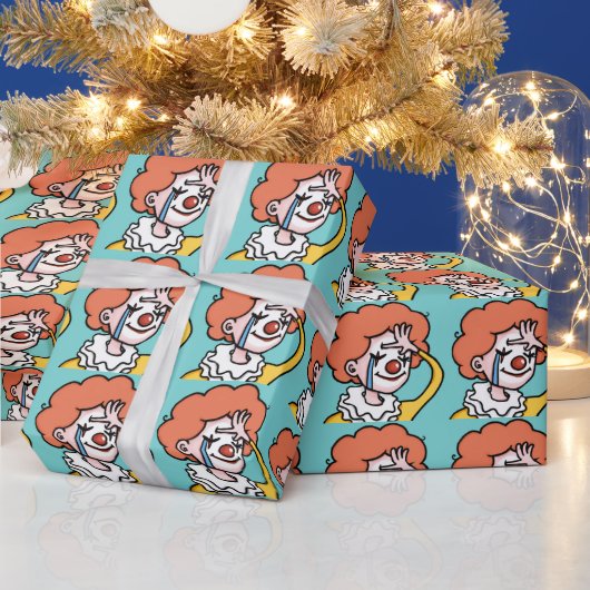 Meme Clown Wrapping Paper - Funny Design Geschenkpapier (Feiertage)