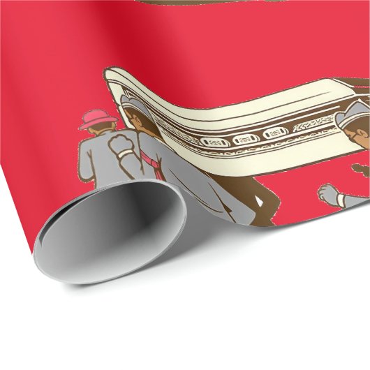 Meme coffin dance geschenkpapier (Rolleneckpunkt)