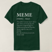 Meme Definition Funny Oma T-Shirt (Design vorne)