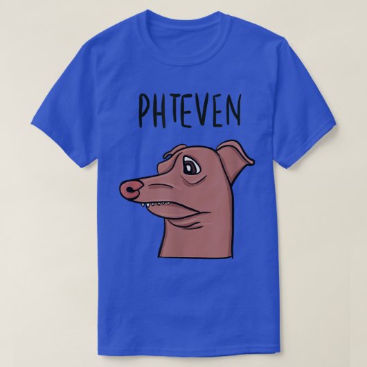 Meme Dog Funny Phteven lisping Dog  T-Shirt (Design vorne)