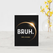 Meme Funny Geschenke Sprichwort Total Solar Eclips Karte (Gelbe Blume)