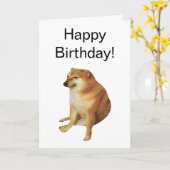 Meme für geflochtene Kartenkassetten Karte (Gelbe Blume)