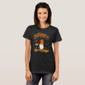 Meme Gnome Autumn Pumpkin Mapselleaf Herbstsaison  T-Shirt (Vorne ganz)