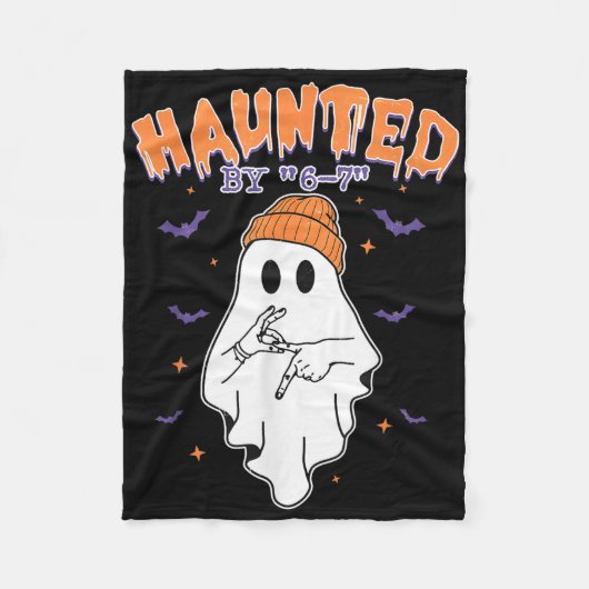 Meme Halloween Verflucht Fleecedecke (Vorderseite)