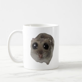 meme, hamster, hamster meme, sad hamster, funny kaffeetasse
