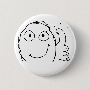 Meme happy thumbs up button
