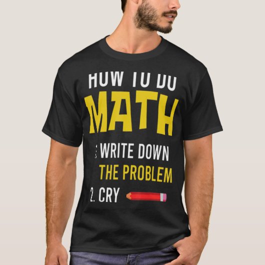 Meme How to Do Math 2022 T-Shirt (Vorderseite)
