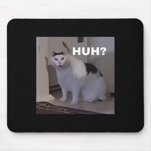Meme Huh Cat Mousepad (Vorne)