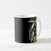Meme If They Talk Behind Your Back Fart Alpha Wolf Kaffeetasse (VorderseiteRechts)