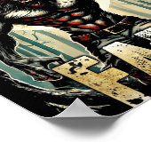 Meme If They Talk Behind Your Back Fart Alpha Wolf Poster (Ecke)