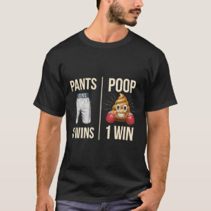 Meme Kack Toilette Spaß Gekackt Funny Sprichwort P T-Shirt