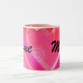 Meme Kaffee-Tasse Zweifarbige Tasse (Mittel)