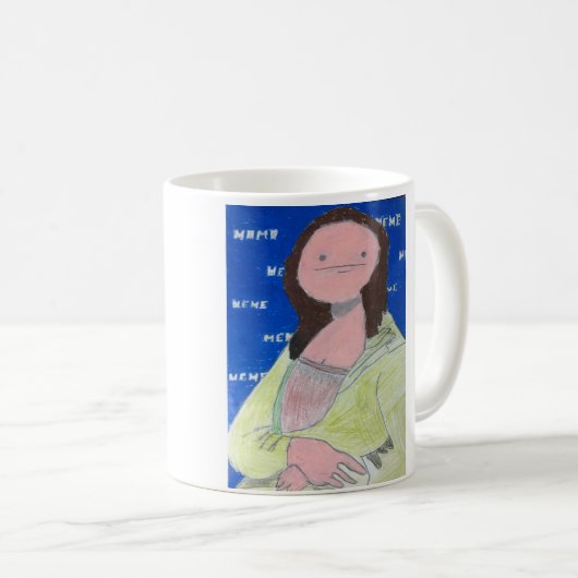 Meme Lisa Kaffeetasse (VorderseiteRechts)
