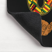 Meme Lustig 6 7 Sechs Sieben Schwarzer Monat der G Mousepad (Ecke)